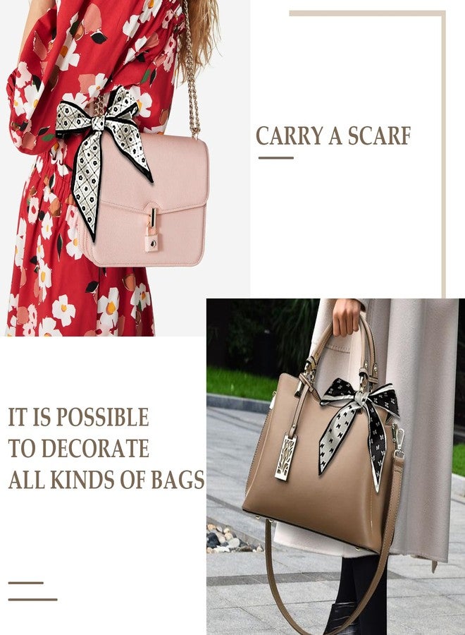 PASDUCHAS 8 PCS Fashion Handbag Scarf for Purse Handles, Handbags Handle Scarves for Women - Image 5